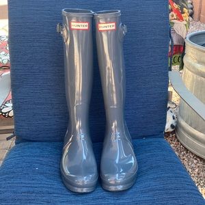 Grey Womens Hunter Boots
